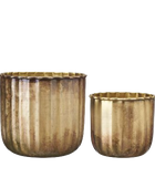 Manju Pot - Antique Brass