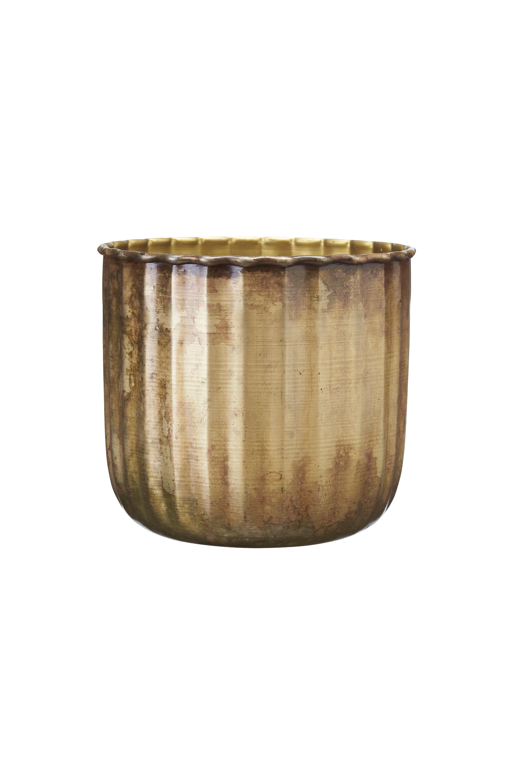 Manju Pot - Antique Brass