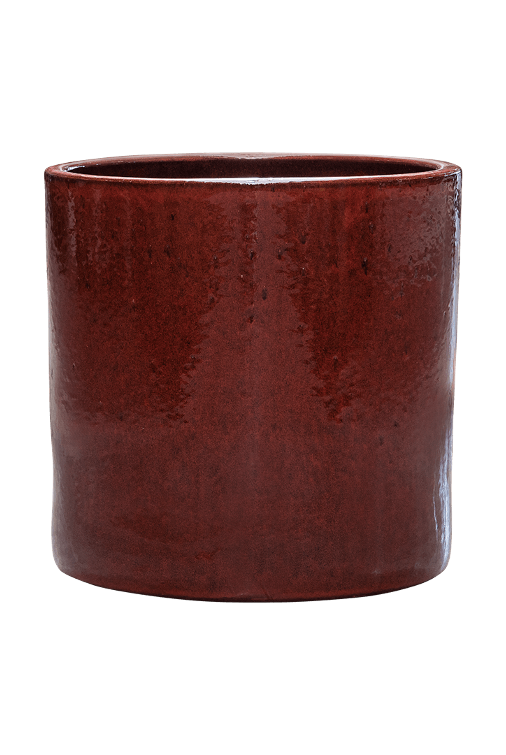 Cylinder Pot - Deep Red