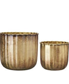 Manju Pot - Antique Brass